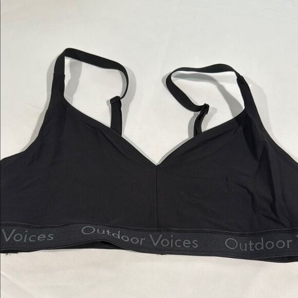 Outdoor Voices Black Women's Flow Bralette - Picture 3 of 4